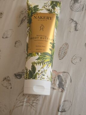 Nakery Beauty Summer Rain Body Butter - White & Gold